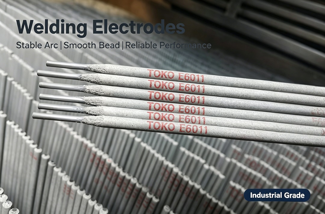 TOKO E6011 welding electrode - deep penetration carbon steel rod